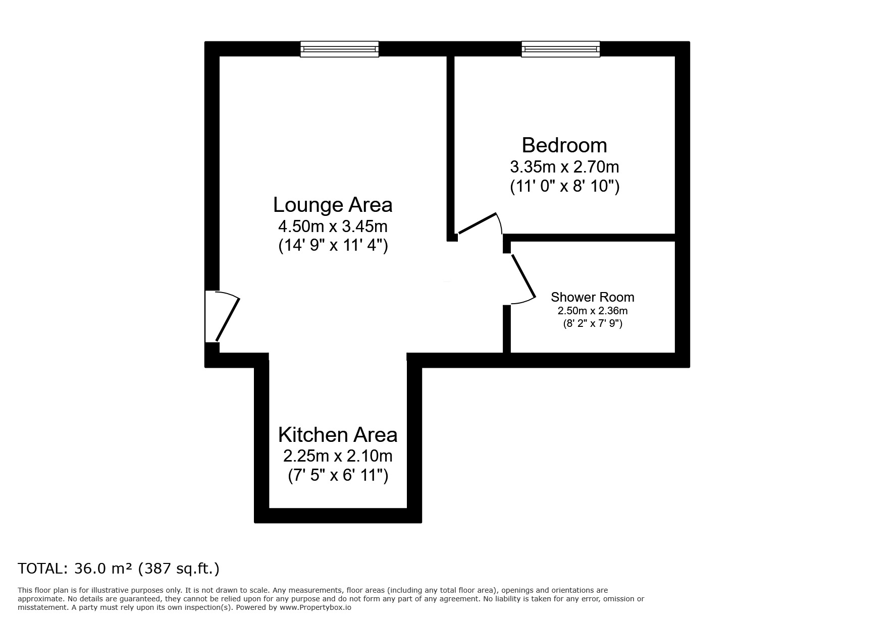 Floorplan of 1 bedroom  Flat to rent, Low Moresby, Whitehaven, Cumbria, CA28