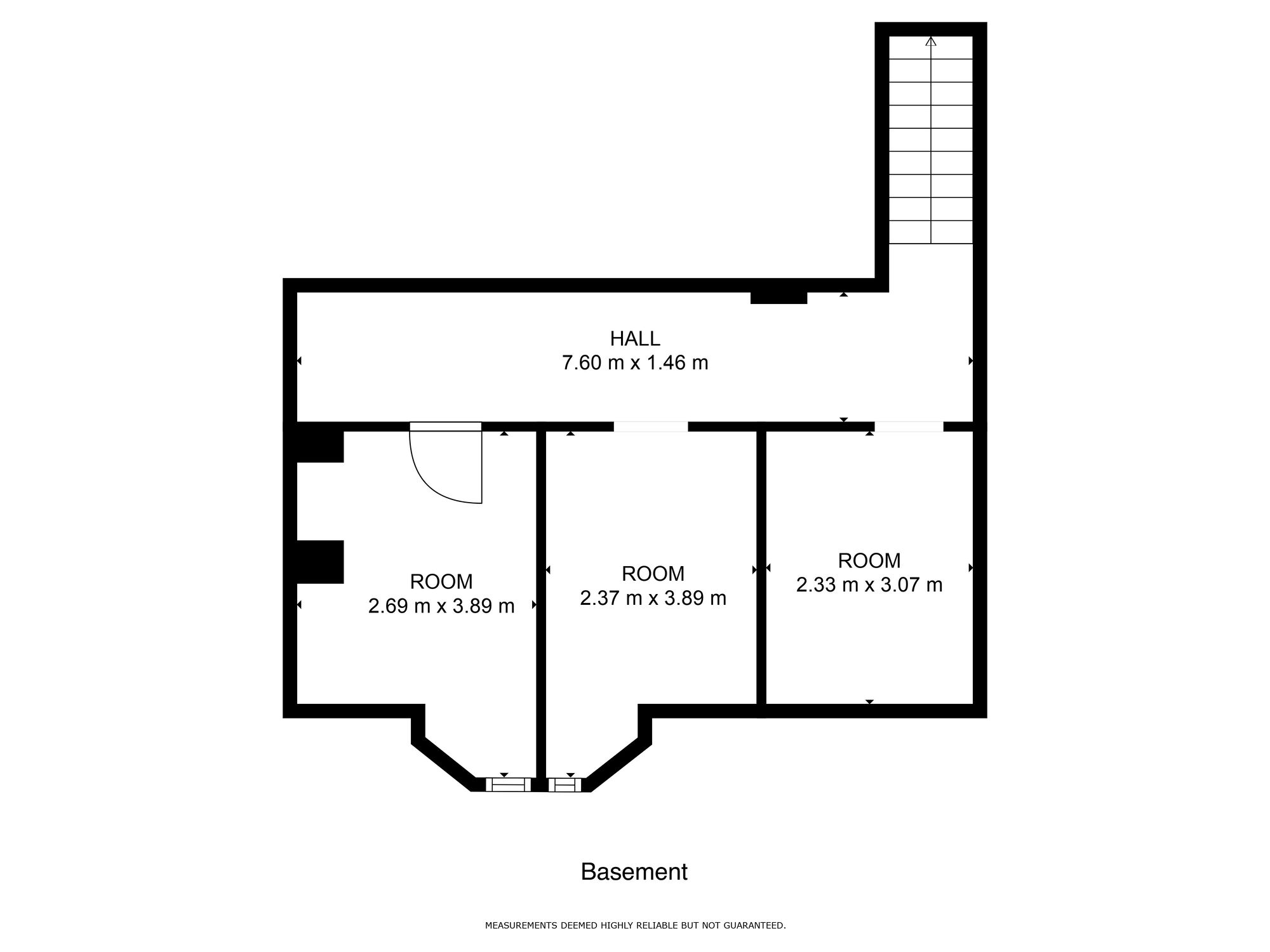 Floorplan of 5 bedroom Semi Detached House for sale, Inkerman Terrace, Whitehaven, Cumbria, CA28