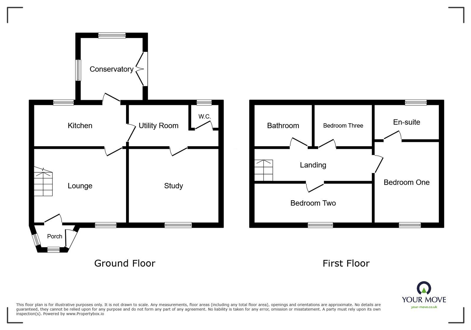 Floorplan of 3 bedroom Semi Detached House to rent, Ling Road, Egremont, Cumbria, CA22