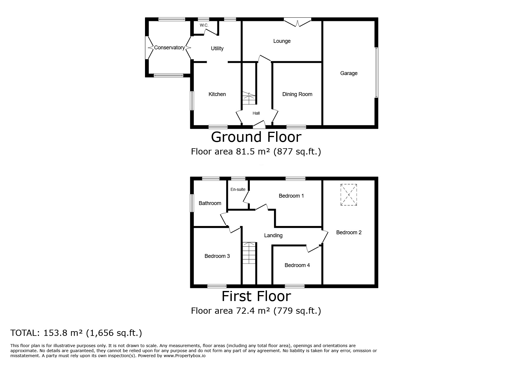 Floorplan of 4 bedroom Detached House to rent, Ennerdale, Cumbria, CA23