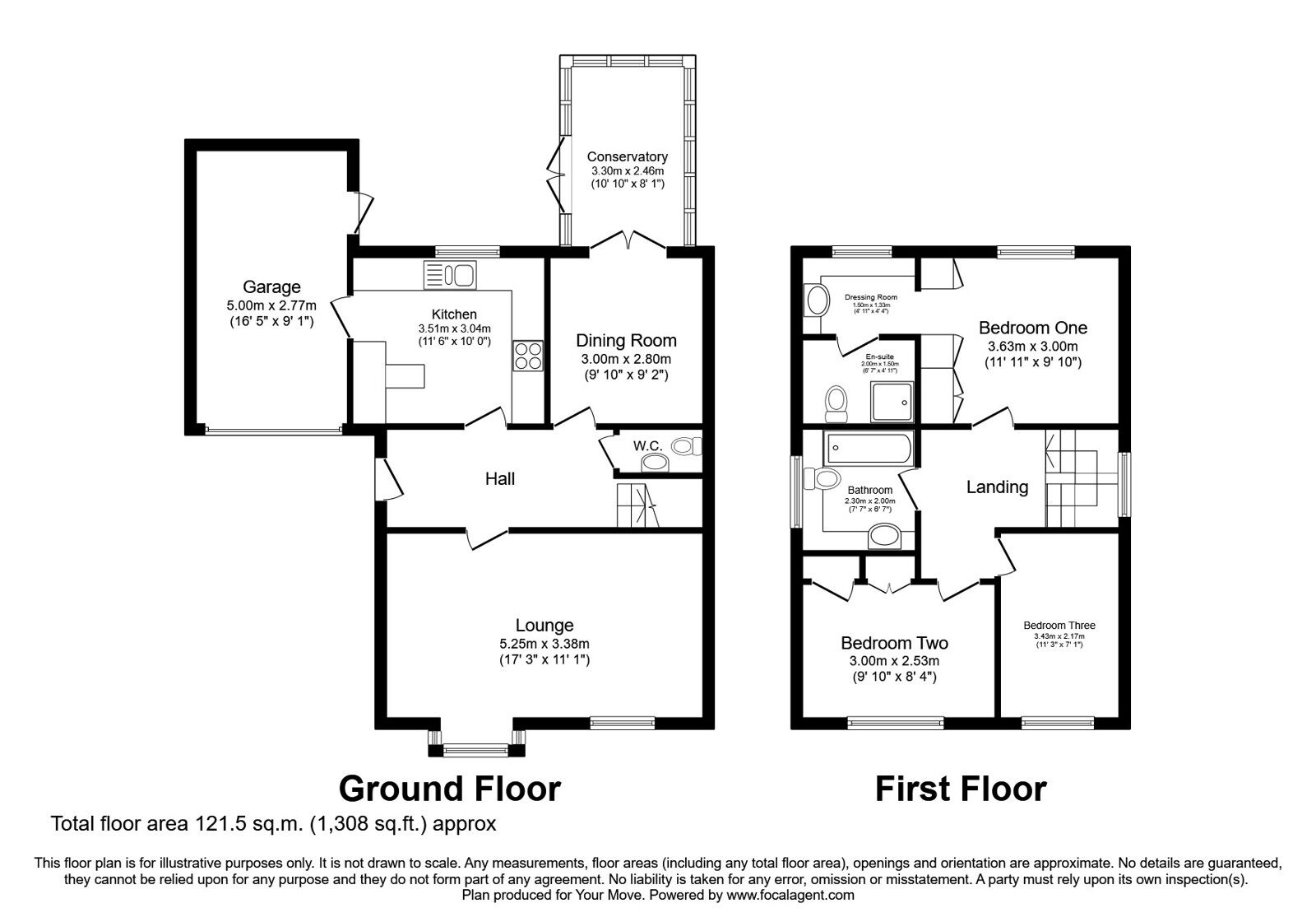 Floorplan of 3 bedroom Detached House for sale, Broom Bank, Whitehaven, Cumbria, CA28