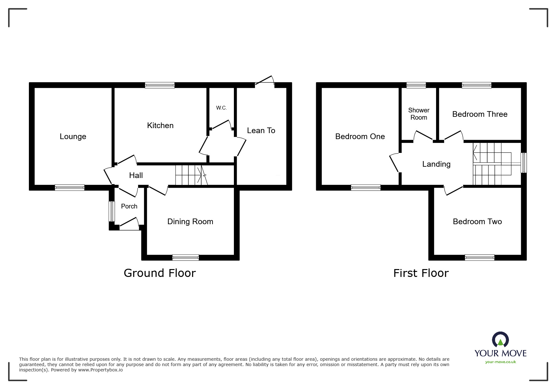 Floorplan of 3 bedroom Semi Detached House to rent, Salterbeck Road, Salterbeck, Cumbria, CA14