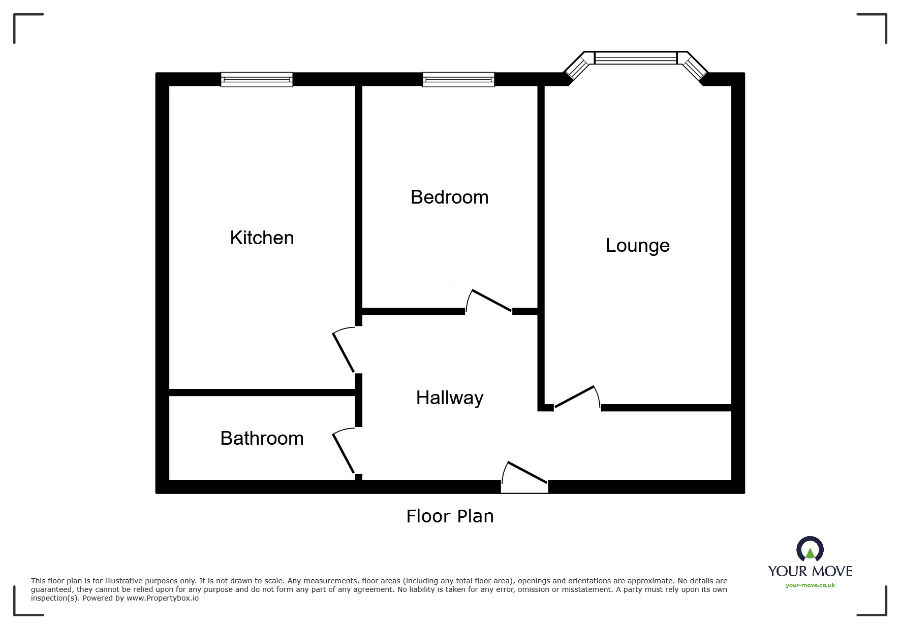 Floorplan of 1 bedroom  Flat for sale, Park End Road, Workington, Cumbria, CA14