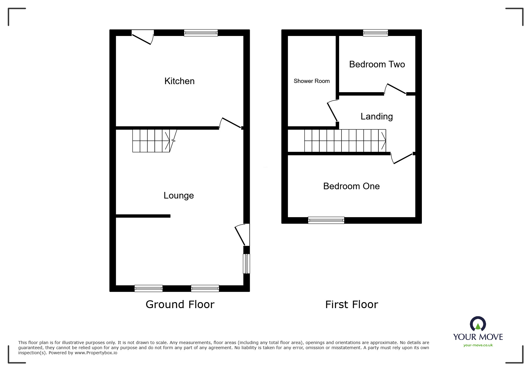 Floorplan of 2 bedroom Semi Detached House to rent, Broad Oak, Ravenglass, Cumbria, CA18