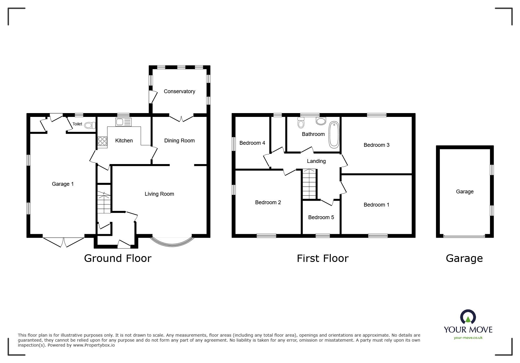 Floorplan of 5 bedroom Semi Detached House for sale, Cross Grove, Wigton, Cumbria, CA7