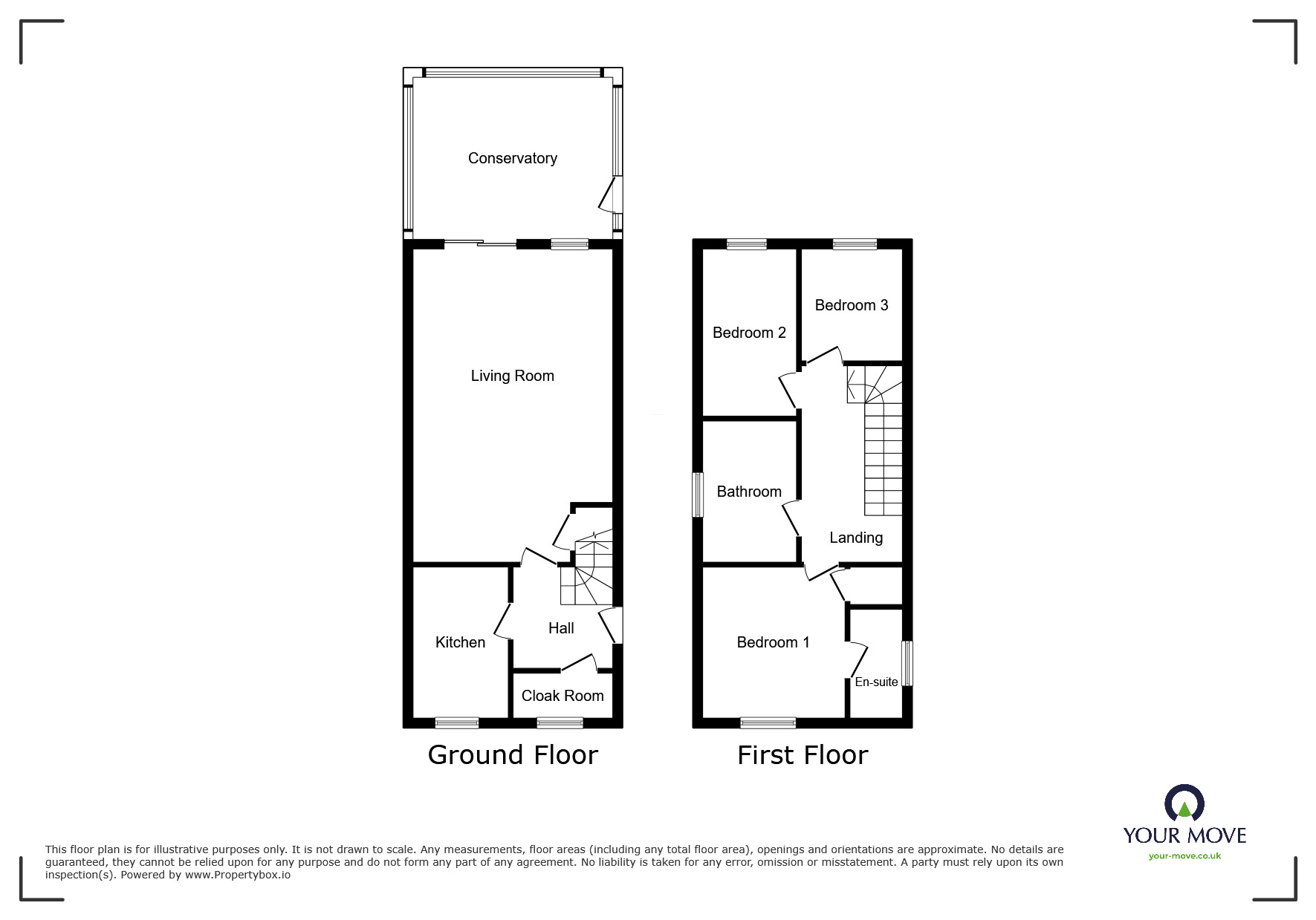 Floorplan of 3 bedroom Detached House for sale, Hazelgrove, Seaton, Cumbria, CA14