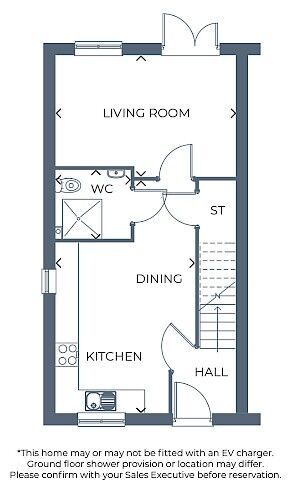 Floorplan of 3 bedroom Semi Detached House for sale, Lakeland View, Aspatria, Cumbria, CA7