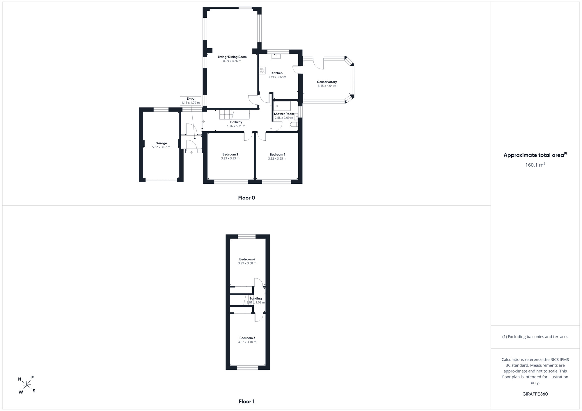 Floorplan of 4 bedroom Detached House for sale, Linden Walk, Stainburn, Cumbria, CA14