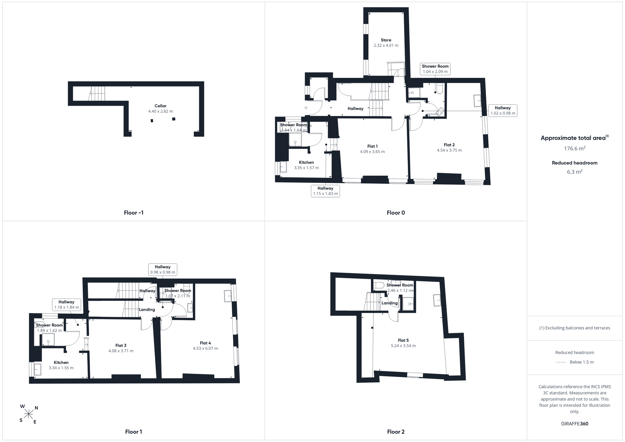 Floorplan of 5 bedroom End Terrace House for sale, Duke Street, Whitehaven, Cumbria, CA28