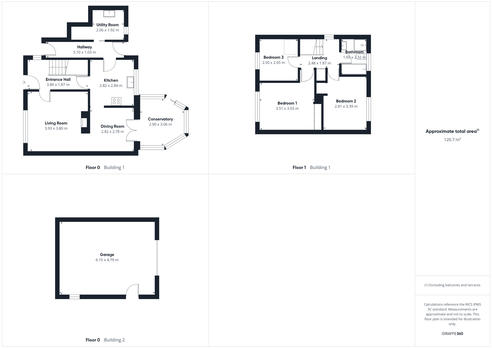 Floorplan of 3 bedroom Semi Detached House for sale, Richmond Hill Road, Whitehaven, Cumbria, CA28