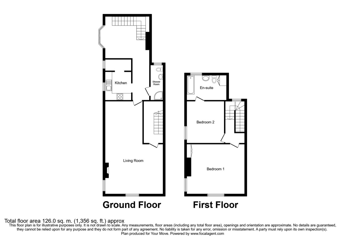 Floorplan of 2 bedroom  Flat to rent, New Street, Wigton, CA7