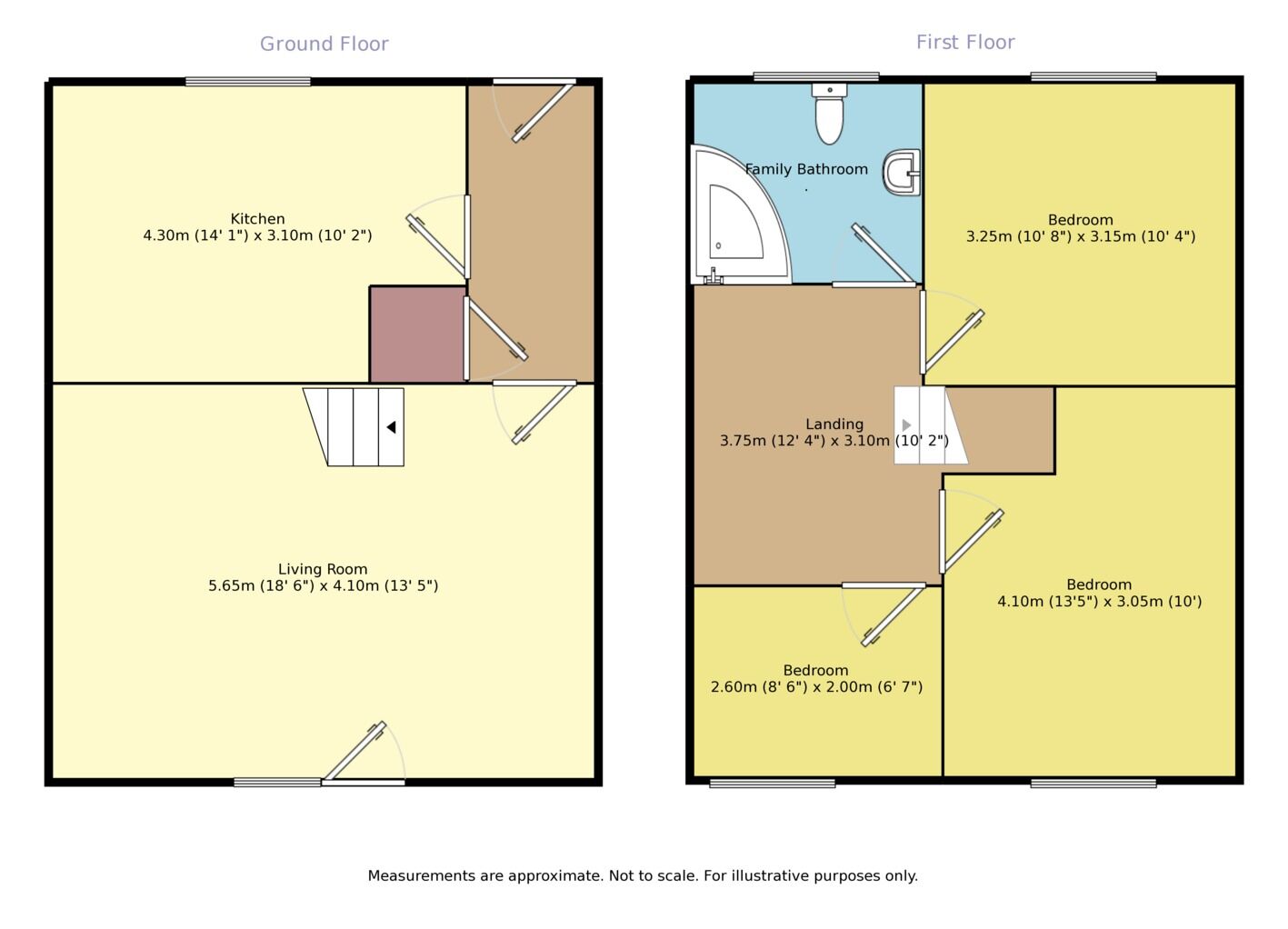 Floorplan of 3 bedroom House to rent, Highfield Court, Wigton, Cumbria, CA7