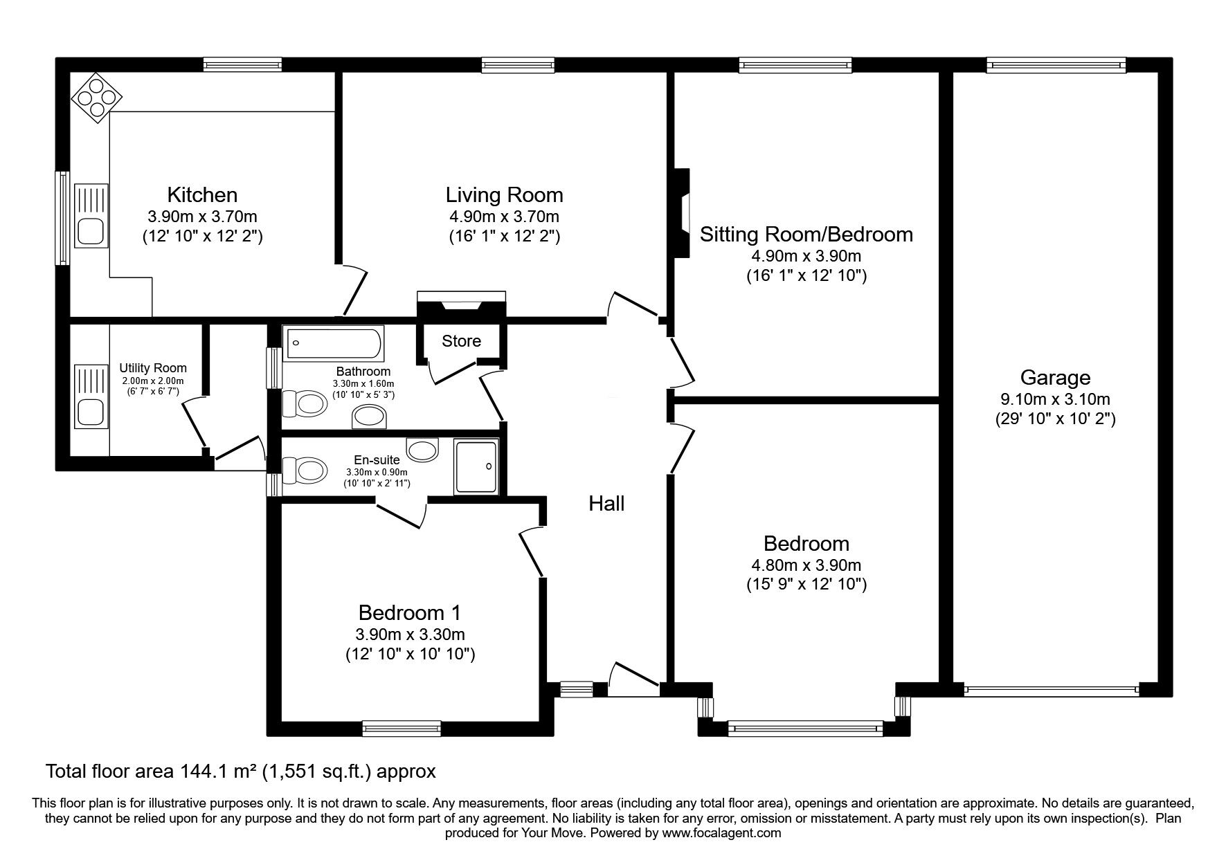 3 bedroom Detached Bungalow for sale, Boltongate, Wigton, CA7 £375,000