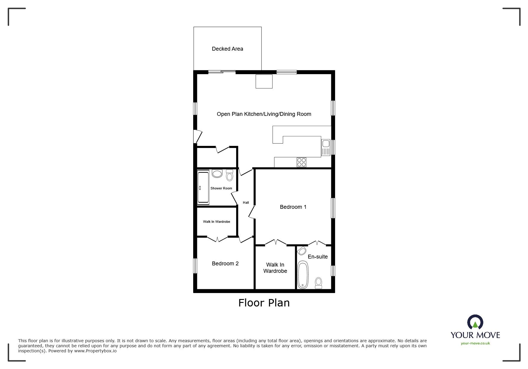 Floorplan of 2 bedroom Detached Property for sale, Meadow View Park, Skinburness Drive, Wigton, CA7