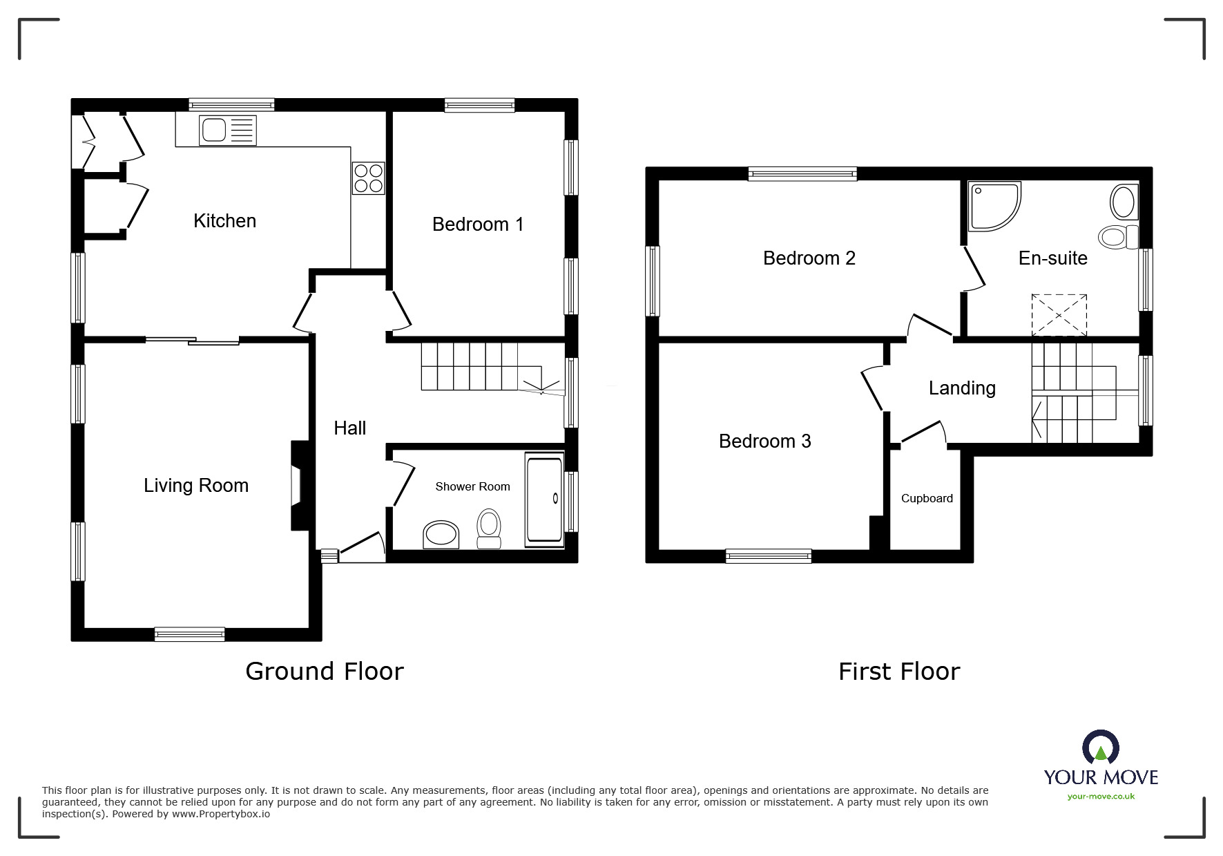Floorplan of 3 bedroom Detached Bungalow for sale, Oulton, Wigton, Cumbria, CA7
