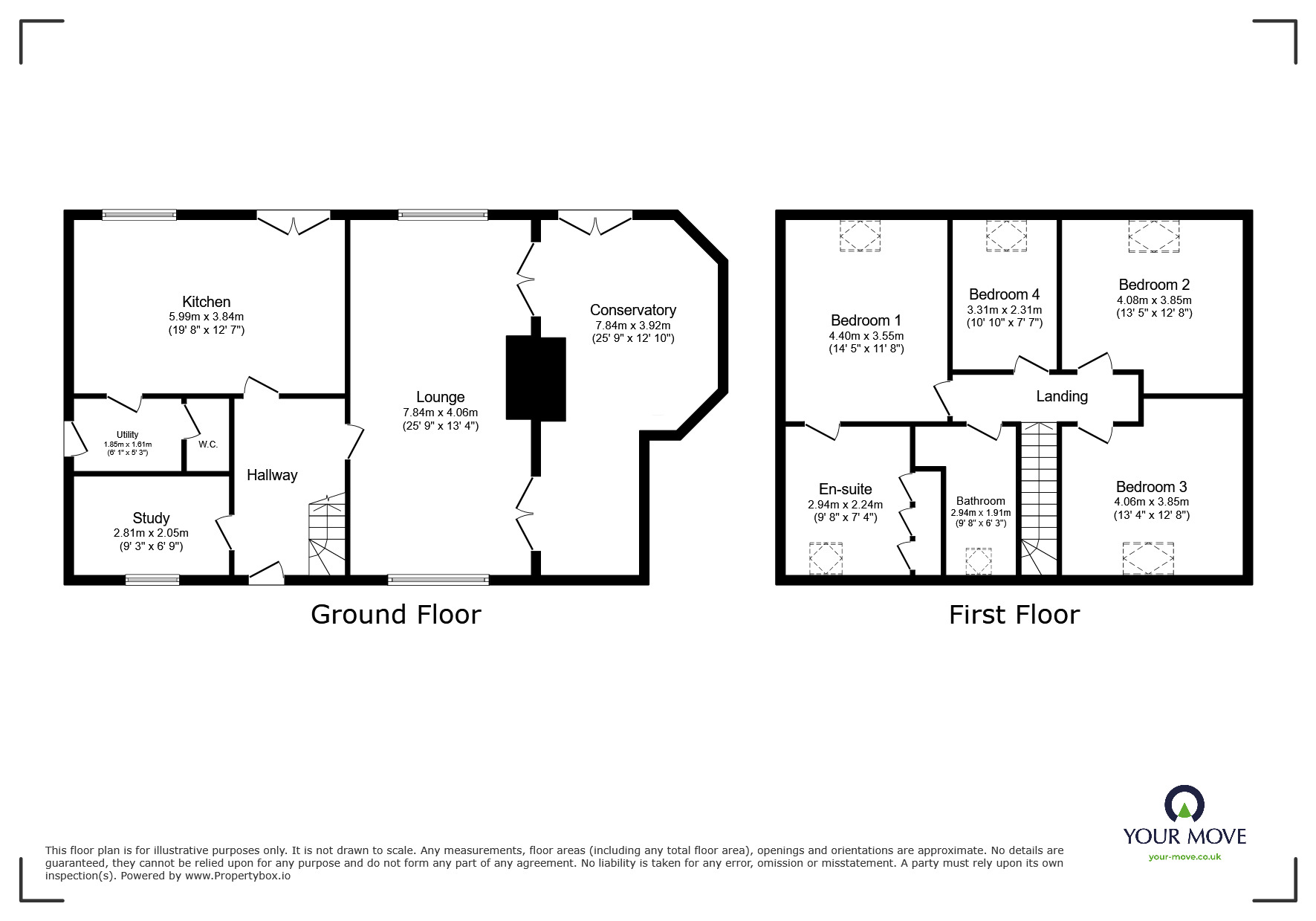 Floorplan of 4 bedroom Detached House to rent, Birch Hill Lane, Kirkbride, Wigton, CA7