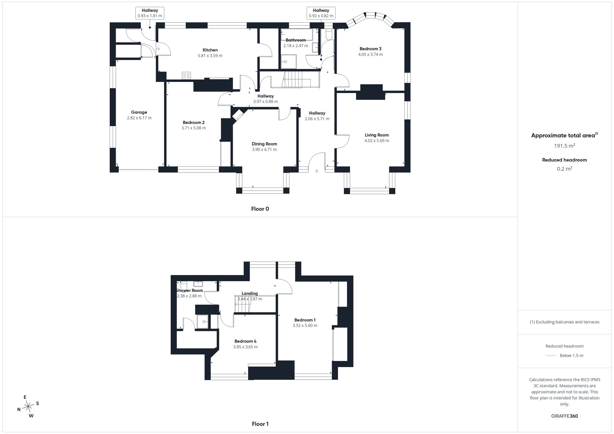 Floorplan of 4 bedroom Detached Bungalow for sale, Skinburness Road, Silloth, Cumbria, CA7