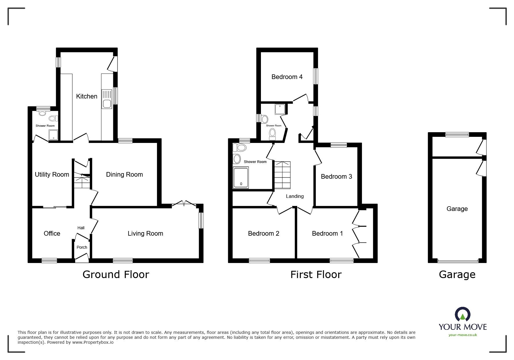 Floorplan of 4 bedroom End Terrace House for sale, Park Road, Aspatria, Cumbria, CA7