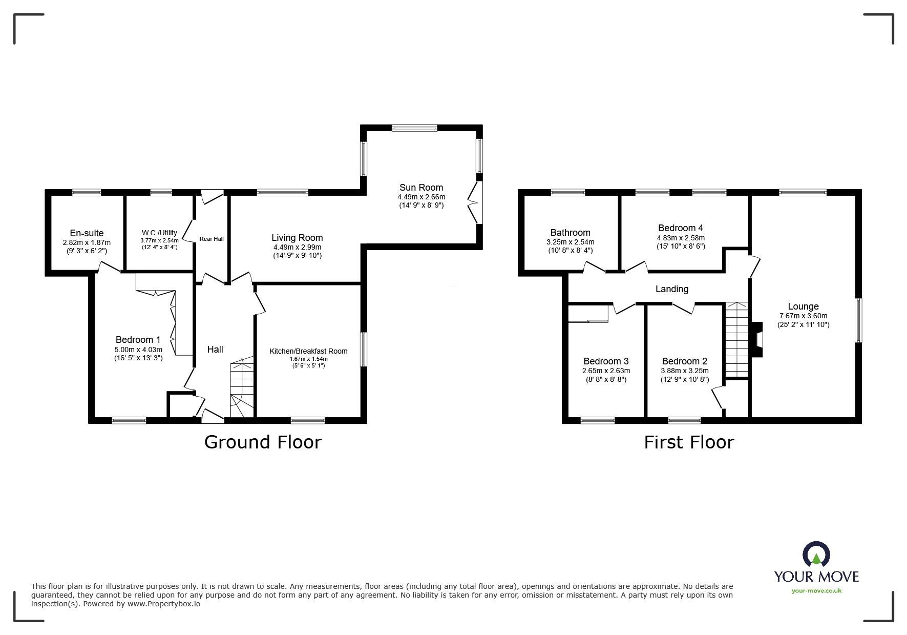 Floorplan of 4 bedroom Detached House to rent, Bolton Low Houses, Wigton, Cumbria, CA7