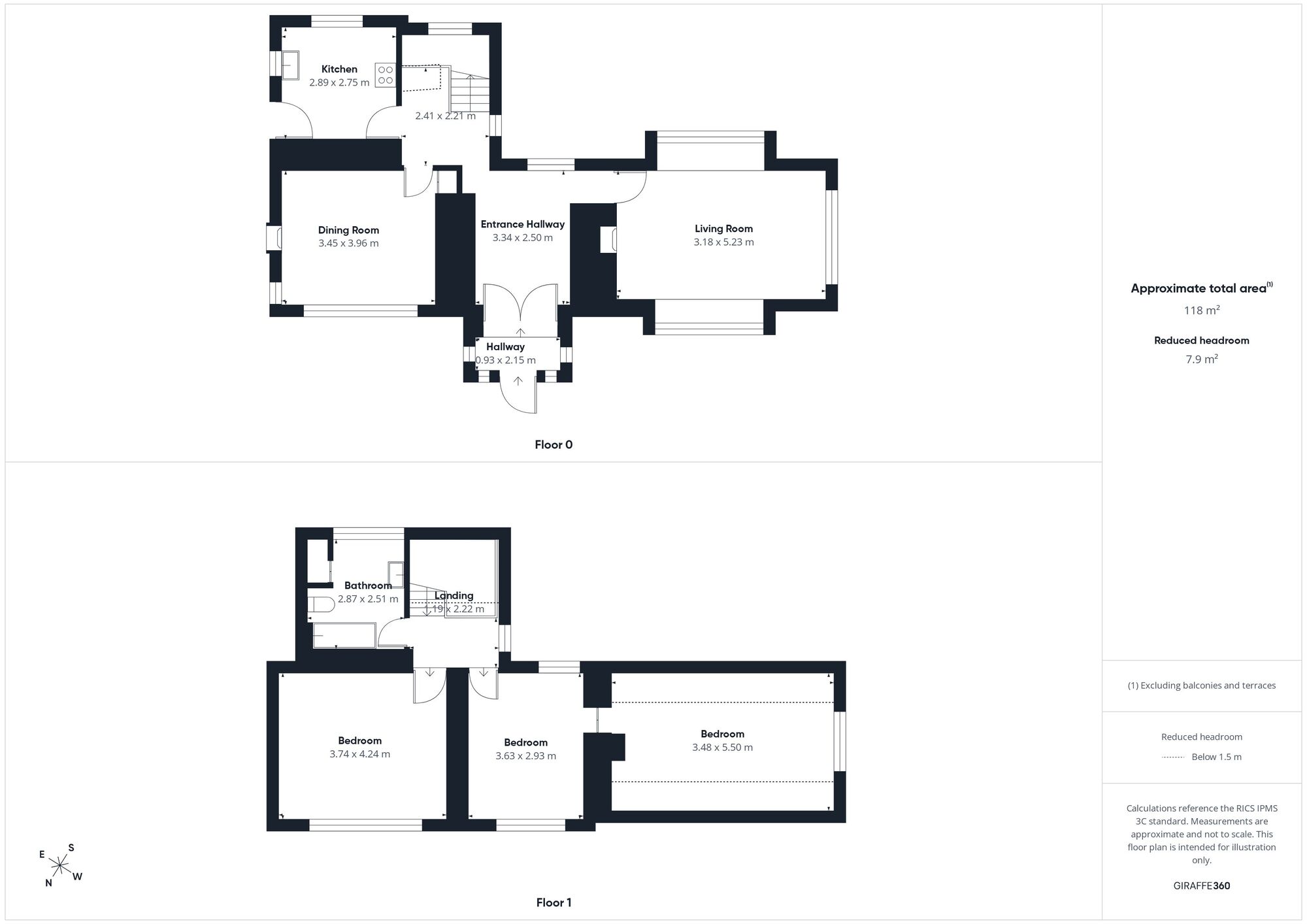 Floorplan of 3 bedroom Detached House for sale, Ireby, Wigton, Cumbria, CA7