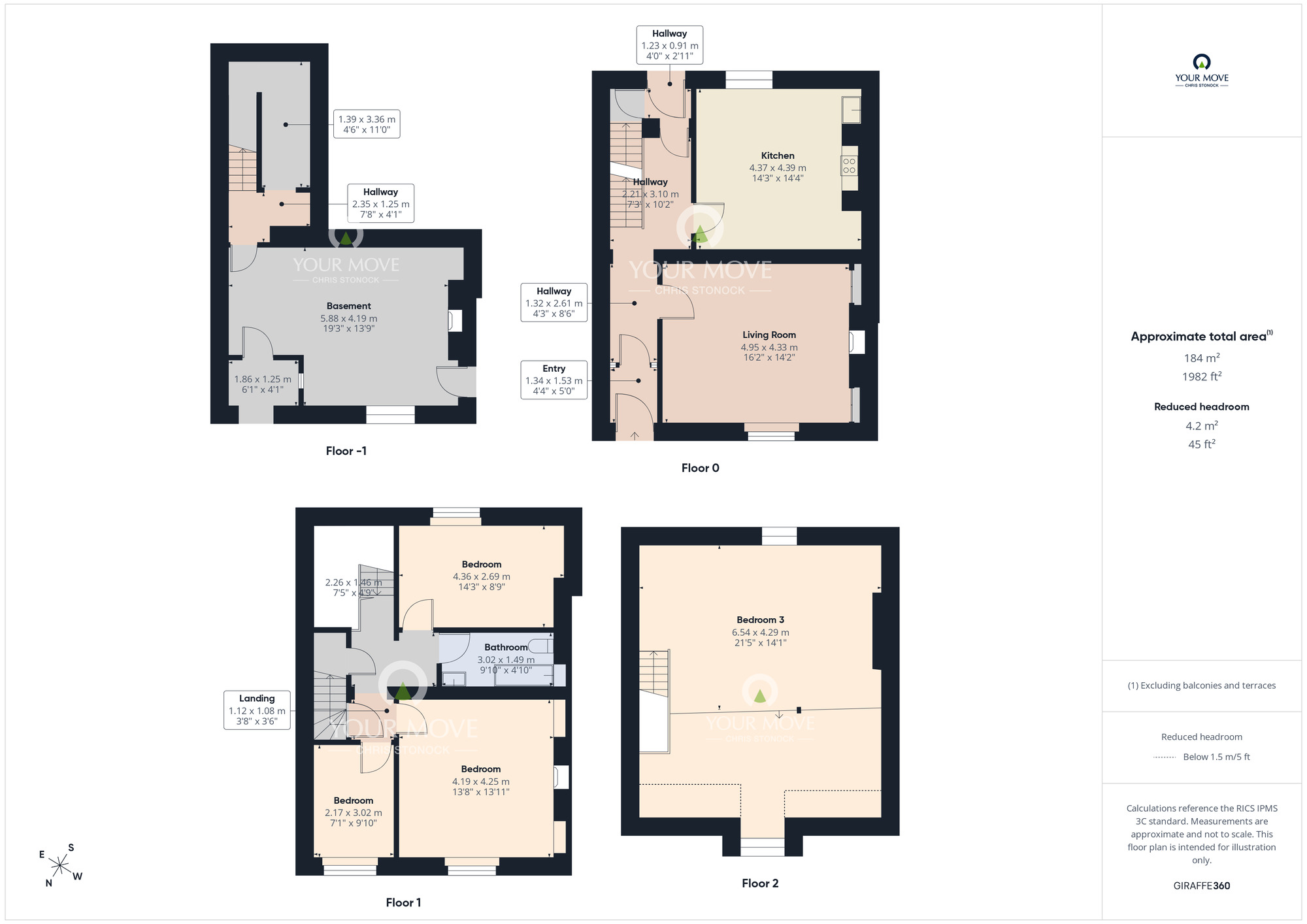 Floorplan of 4 bedroom Mid Terrace House for sale, Woodbine Place, Gateshead, NE8