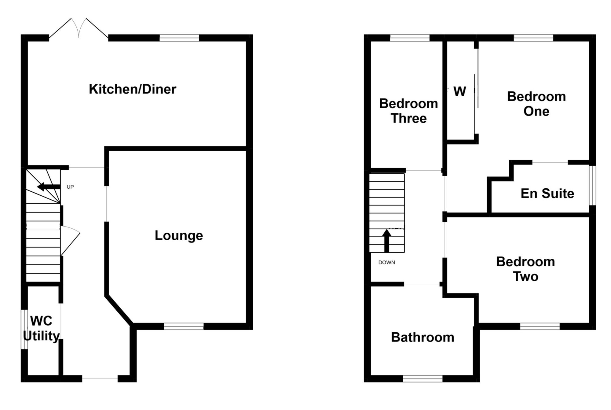 Floorplan of 3 bedroom Detached House for sale, Herbison Crescent, Shotts, North Lanarkshire, ML7