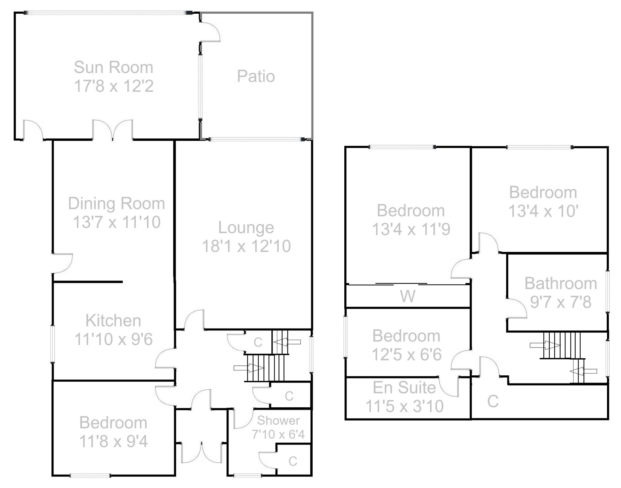 Floorplan of 4 bedroom Detached House for sale, Weavers Walk, Lanark, South Lanarkshire, ML11