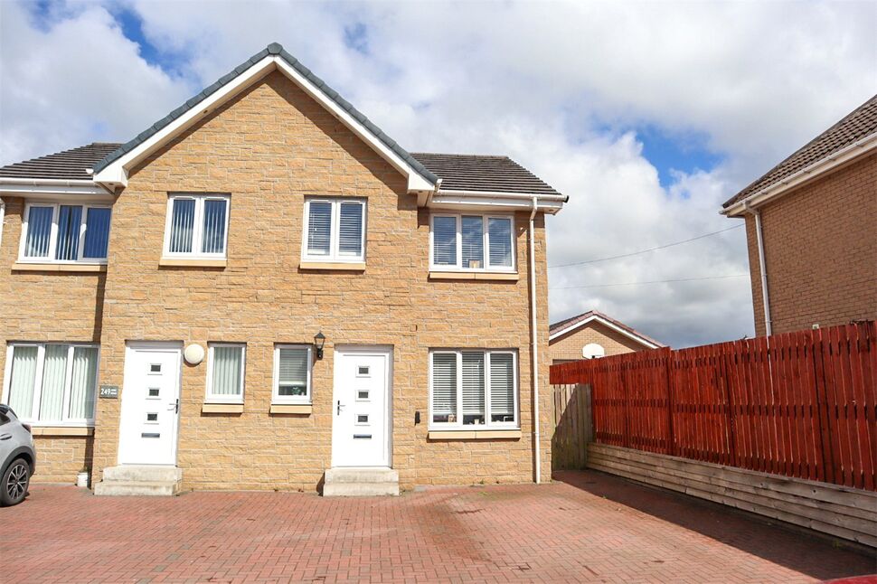 Main image of 3 bedroom Semi Detached House for sale, Kirk Road, Wishaw, North Lanarkshire, ML2