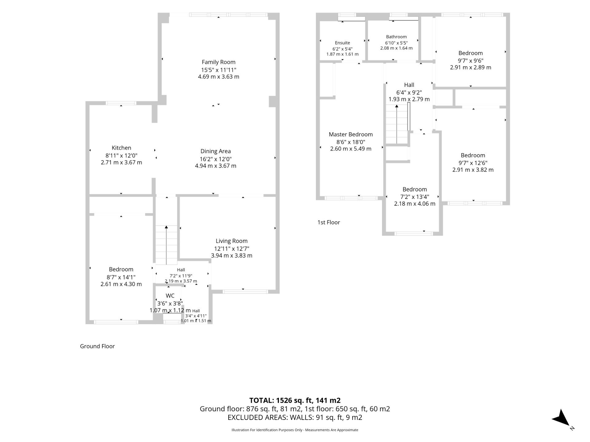 Floorplan of 5 bedroom Detached House for sale, Conservation Place, Wishaw, North Lanarkshire, ML2
