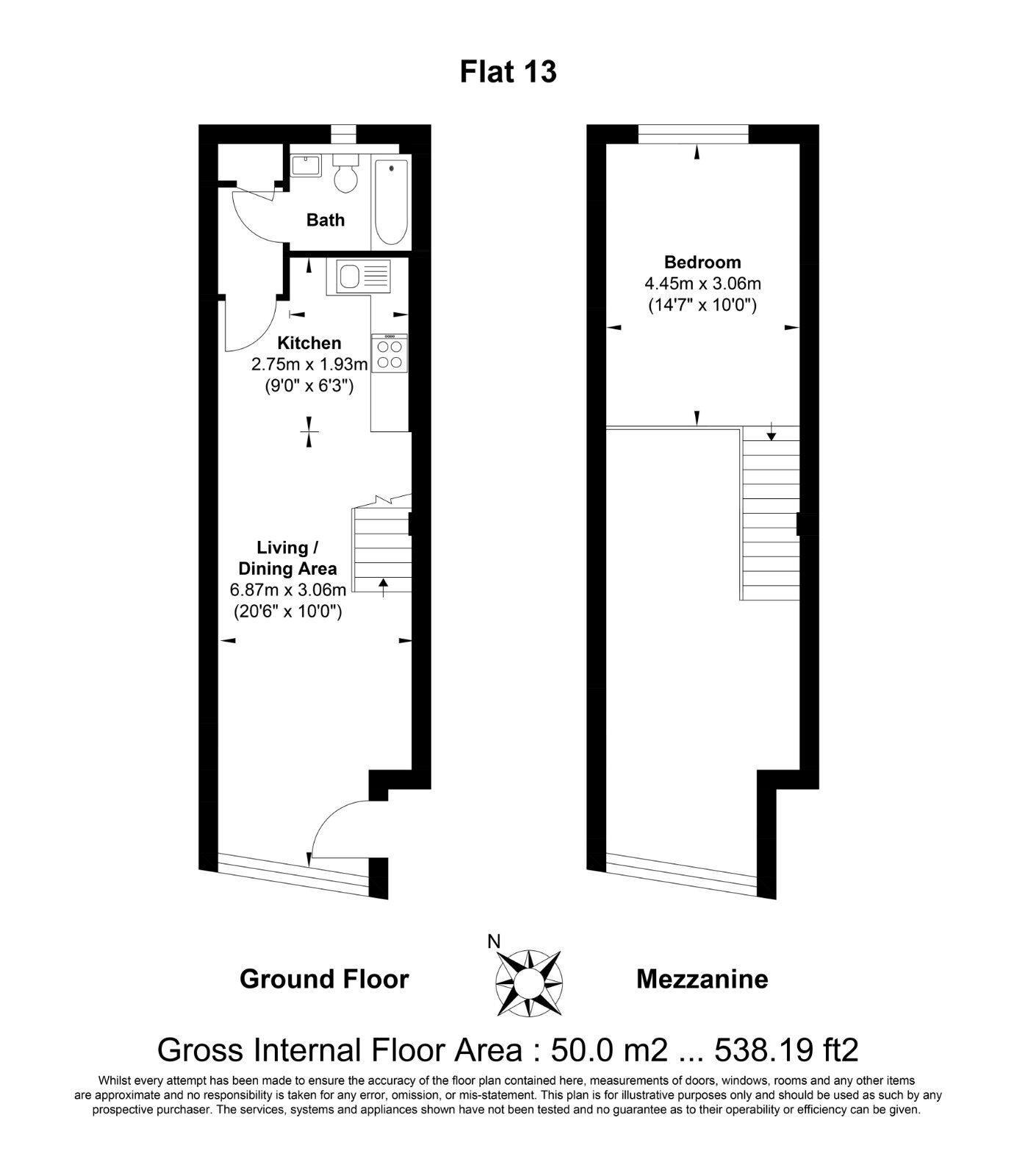 Floorplan of 1 bedroom  Flat for sale, Vulcan House, Restmor Way, Wallington, SM6