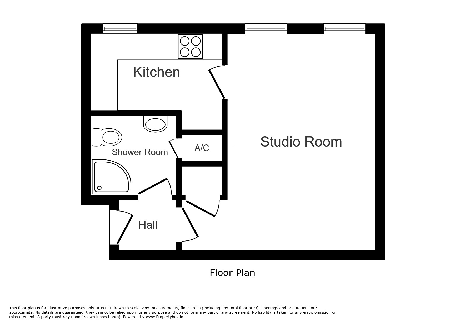 Floorplan of Flat for sale, Apeldoorn Drive, Wallington, SM6