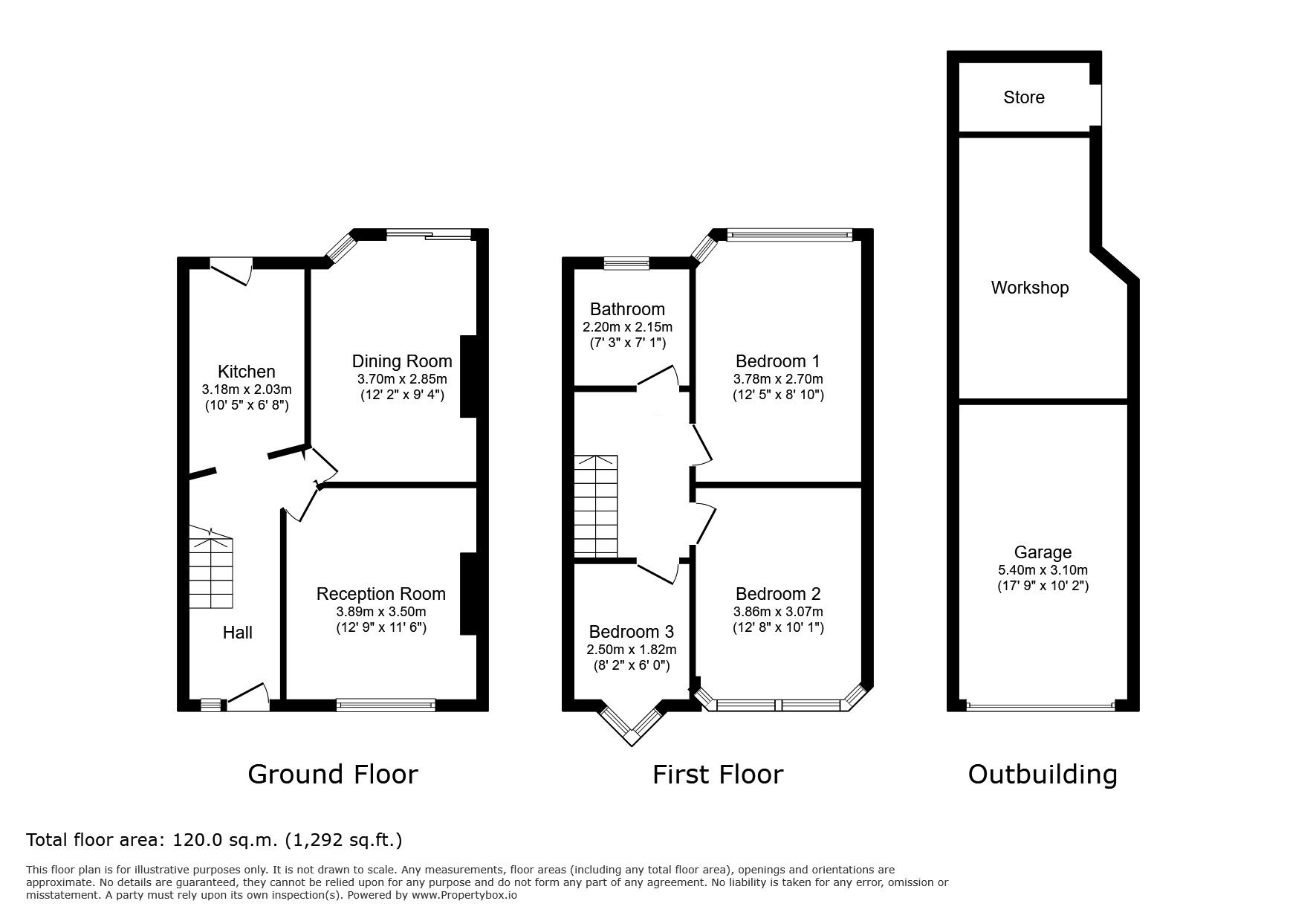 Floorplan of 3 bedroom Semi Detached House for sale, Elmwood Close, Wallington, SM6