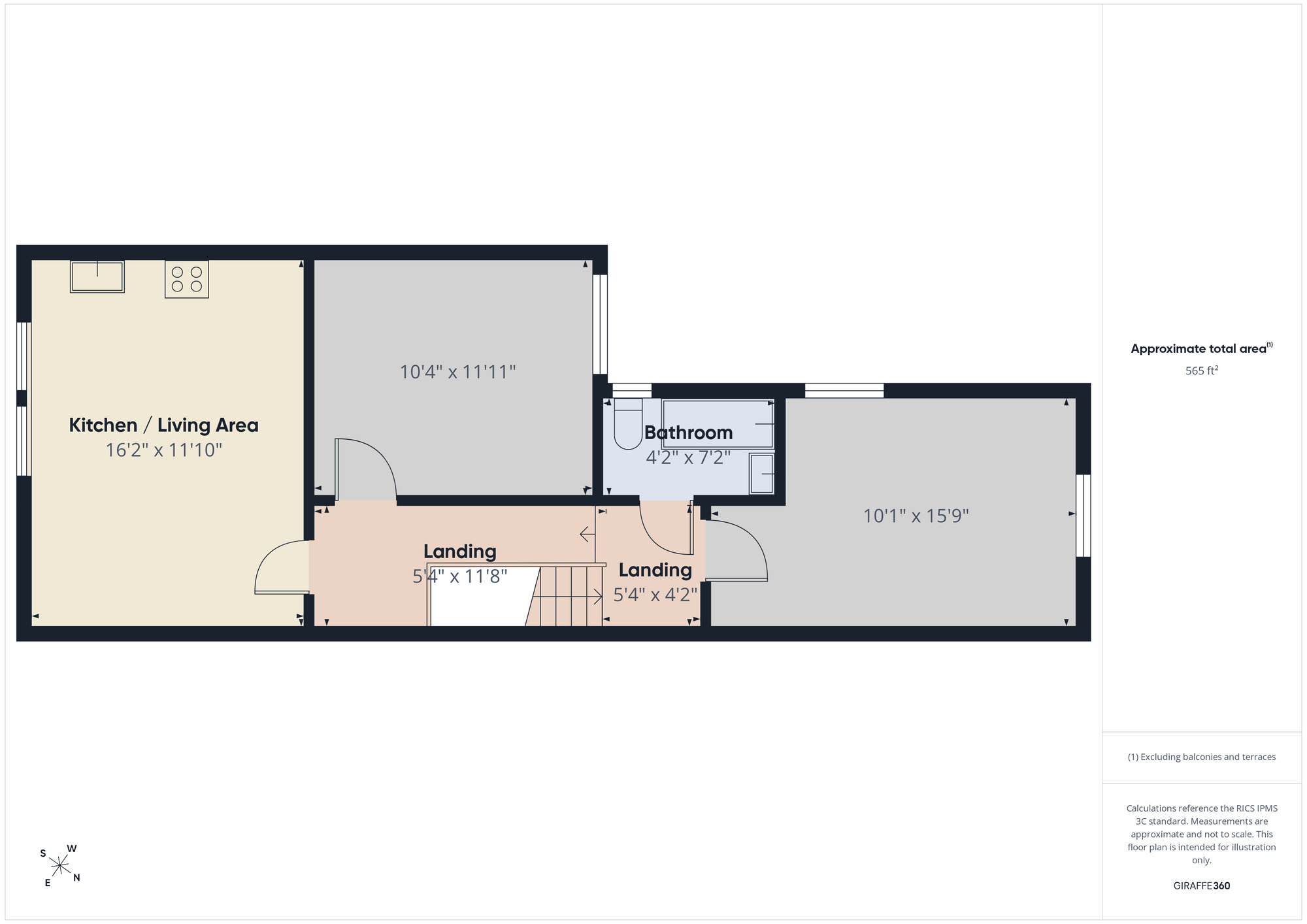 Floorplan of 2 bedroom Flat to rent, Palamos Road, Leyton, E10
