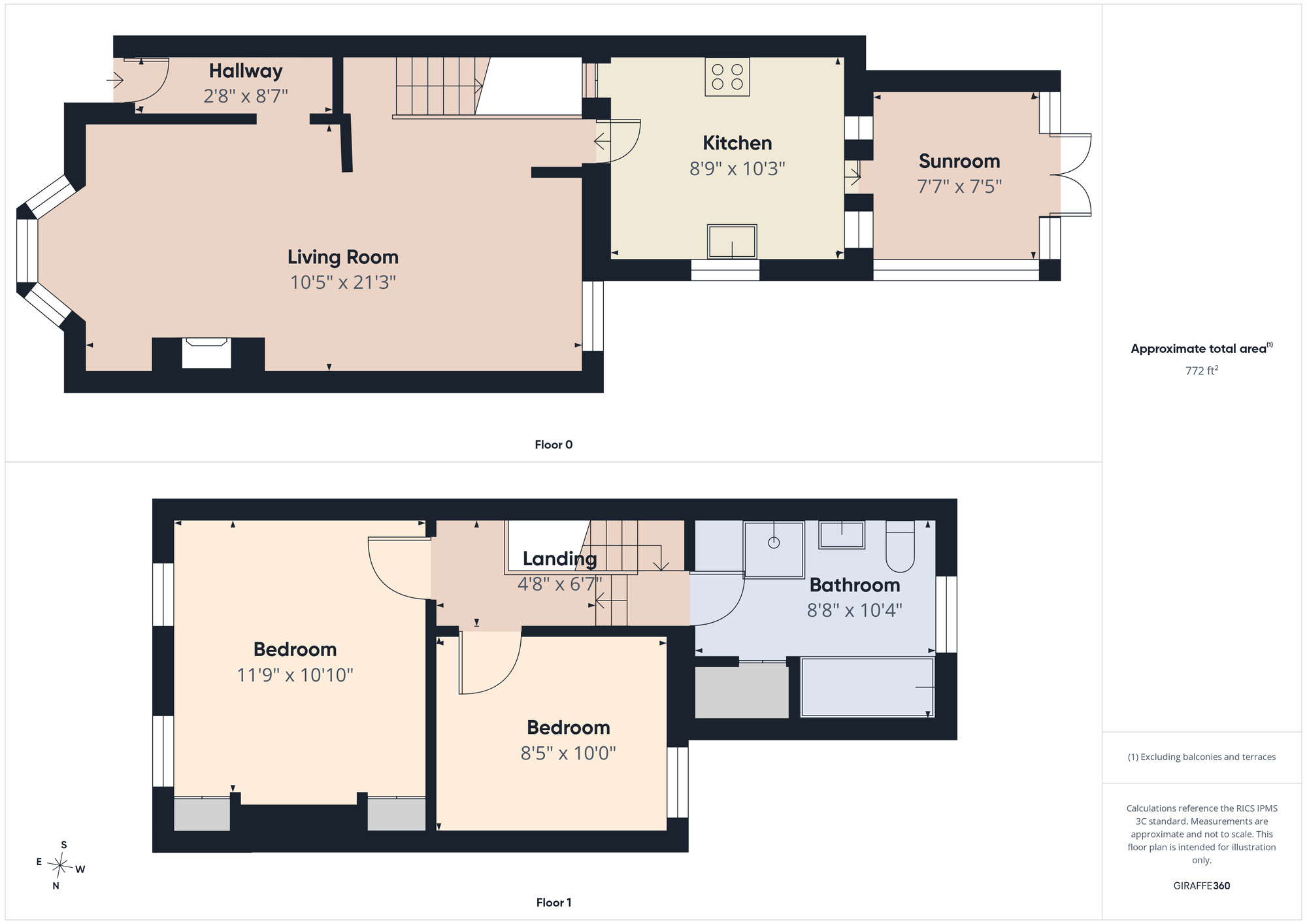 Floorplan of 2 bedroom House to rent, Gaywood Road, Walthamstow, London, E17