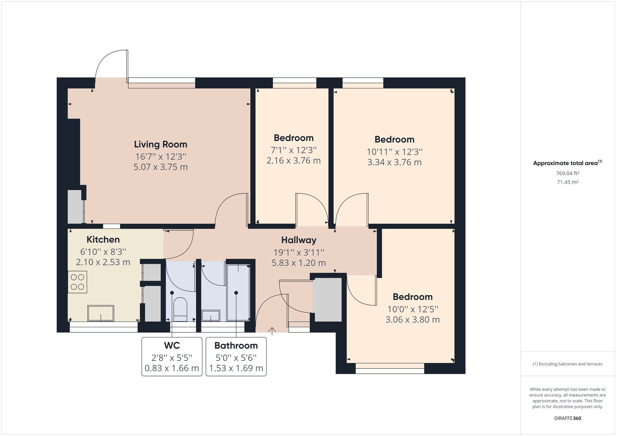 Floorplan of Property to rent, Paul Close, Stratford, London, E15