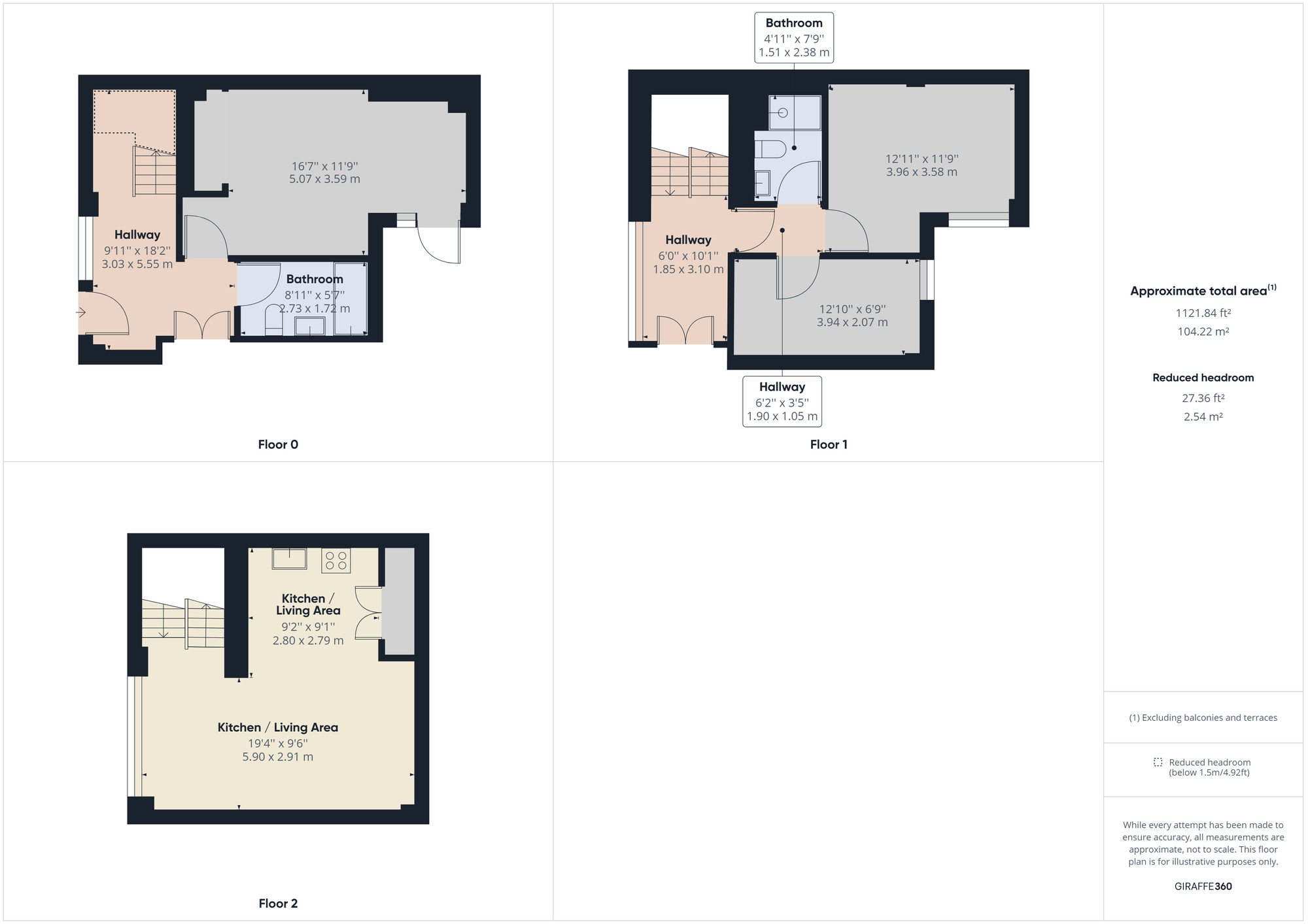Floorplan of 3 bedroom House to rent, Upton Lane, Forest Gate, London, E7