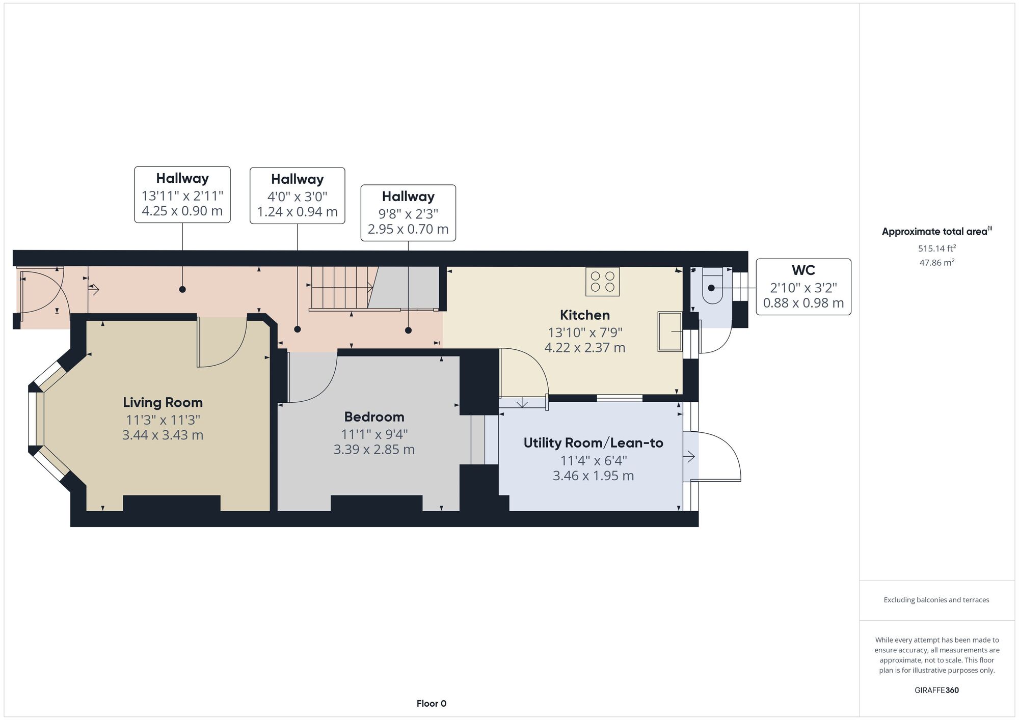Floorplan of 4 bedroom Mid Terrace House for sale, Upton Park Road, Forest Gate, London, E7