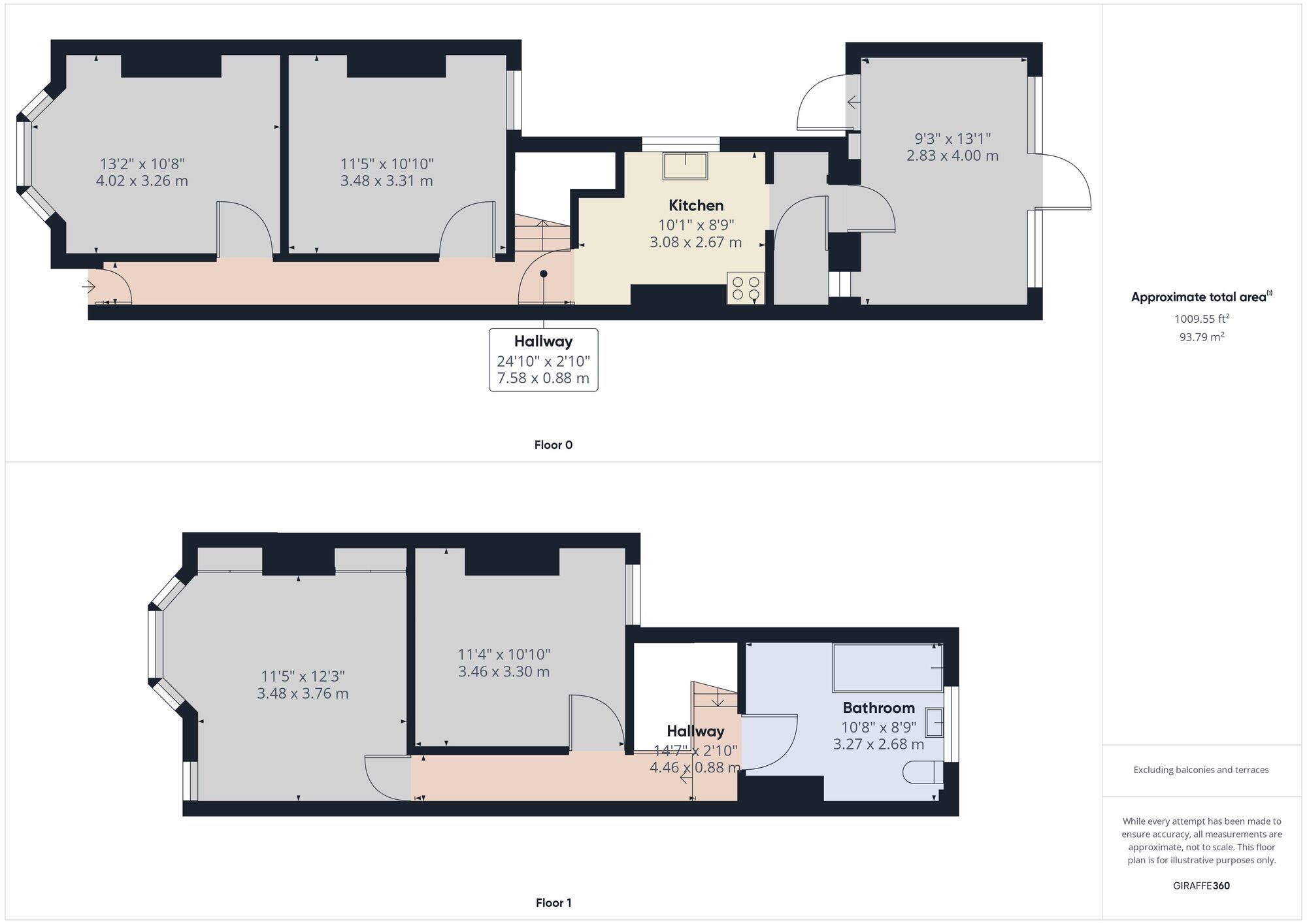 Floorplan of 2 bedroom  House to rent, Fulbourne Road, Walthamstow, London, E17