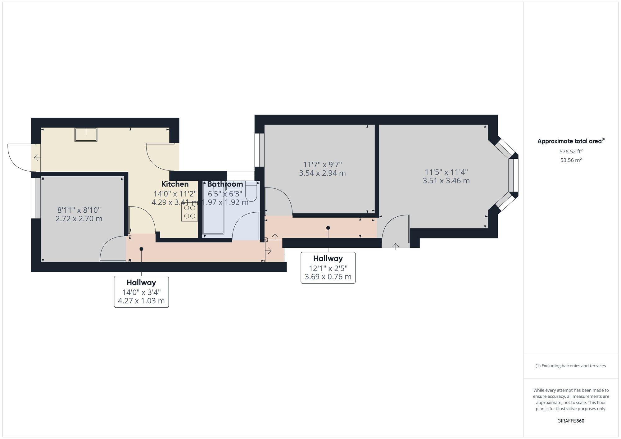 Floorplan of 2 bedroom Flat to rent, Winchester Road, London, E4