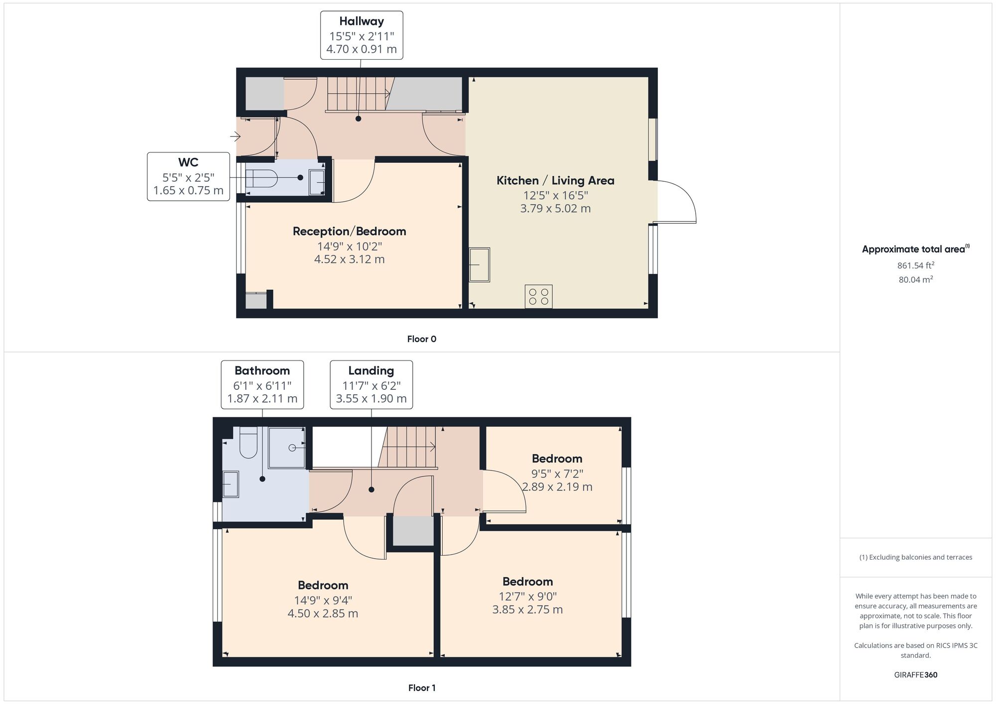 Floorplan of 3 bedroom Mid Terrace House for sale, Mortlake Road, Canning Town, London, E16
