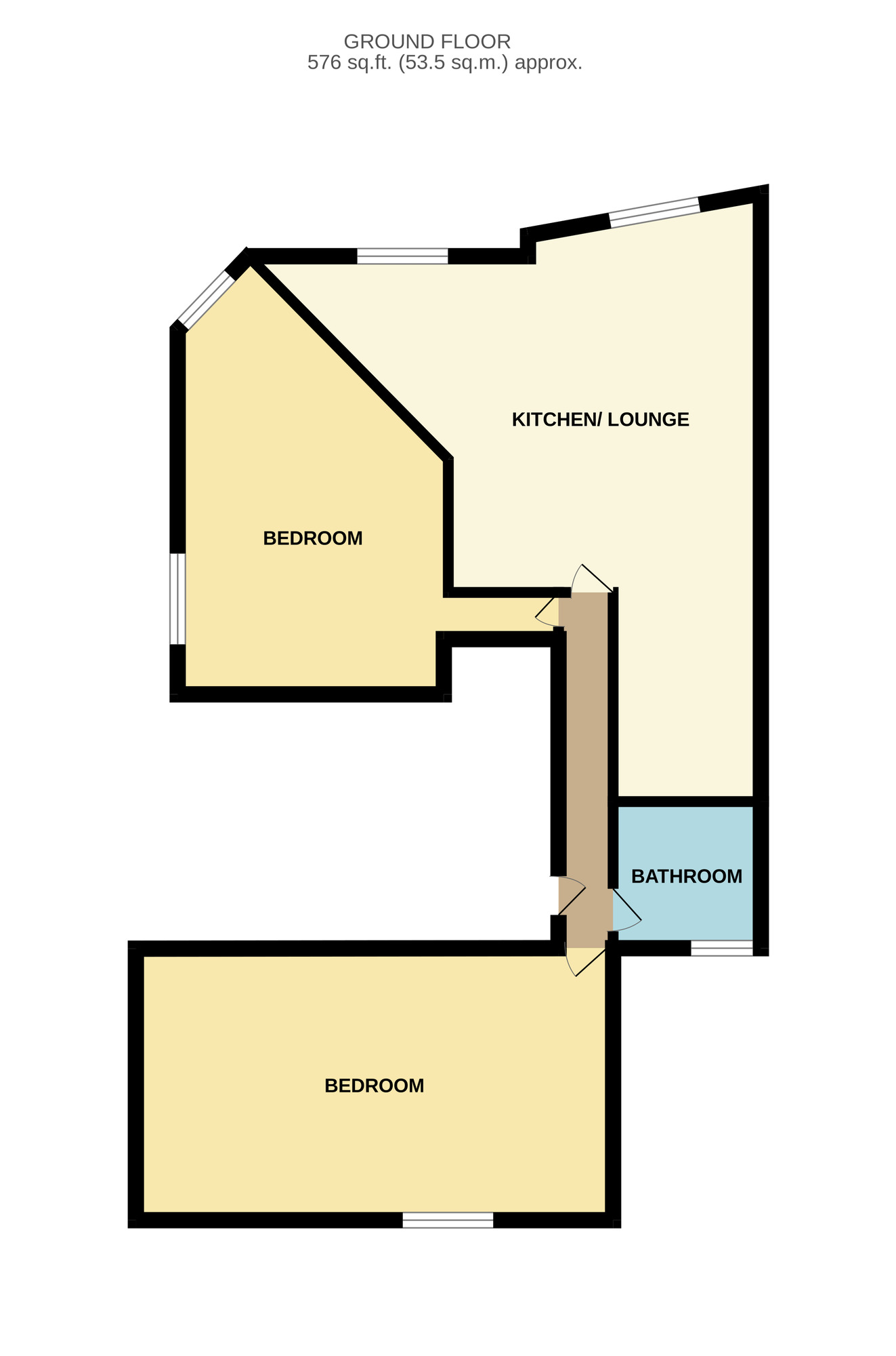 Floorplan of 2 bedroom Flat to rent, The Broadway, Woodford Green, IG8