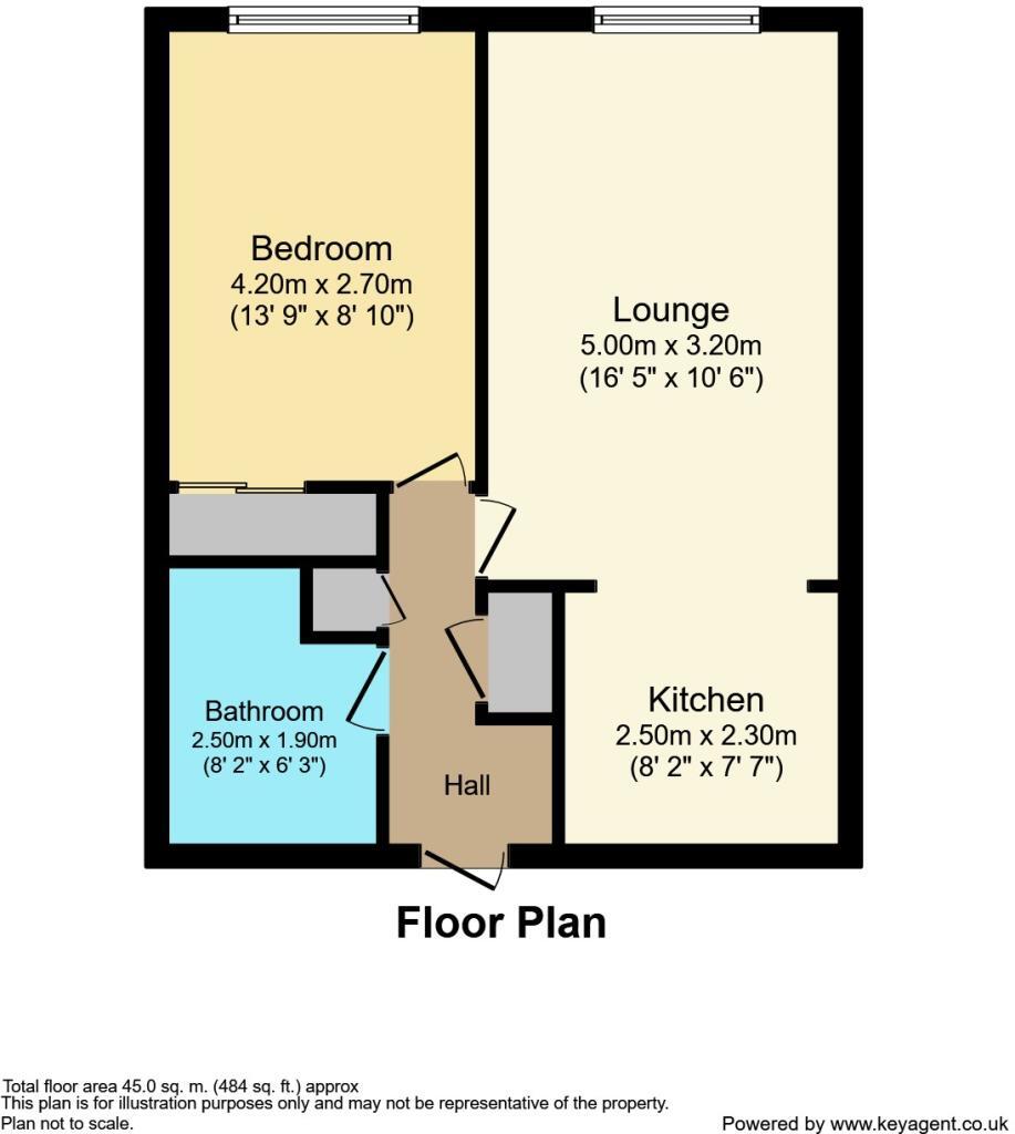 Floorplan of 1 bedroom Flat to rent, Teresa Mews, Walthamstow, E17
