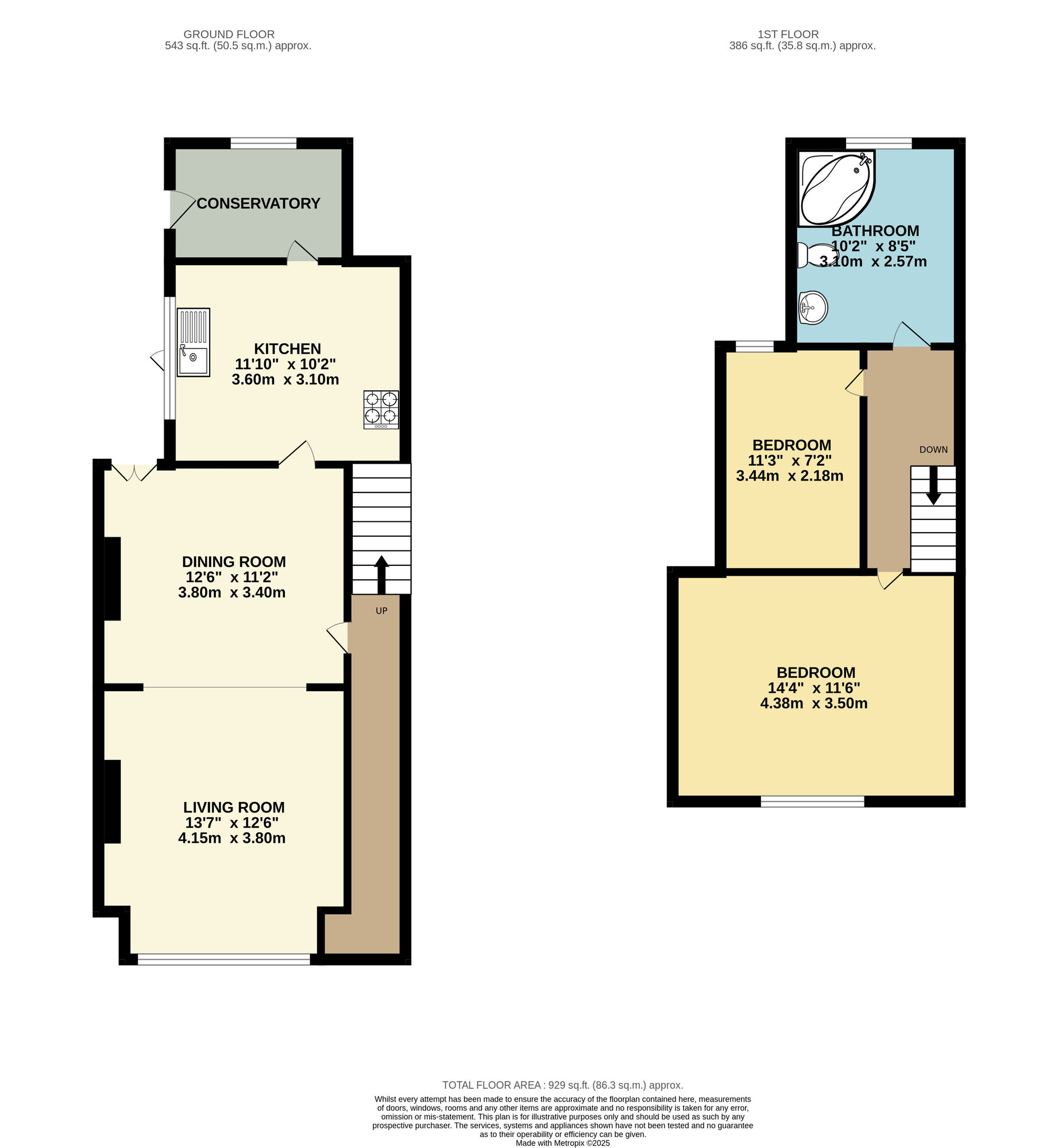 Floorplan of 2 bedroom  House to rent, Cazenove Road, Walthamstow, E17