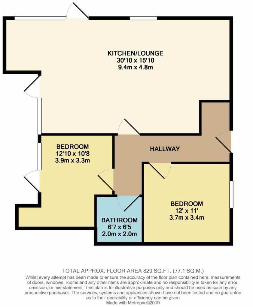 Floorplan of 2 bedroom  Flat to rent, New Wanstead, Wanstead, E11