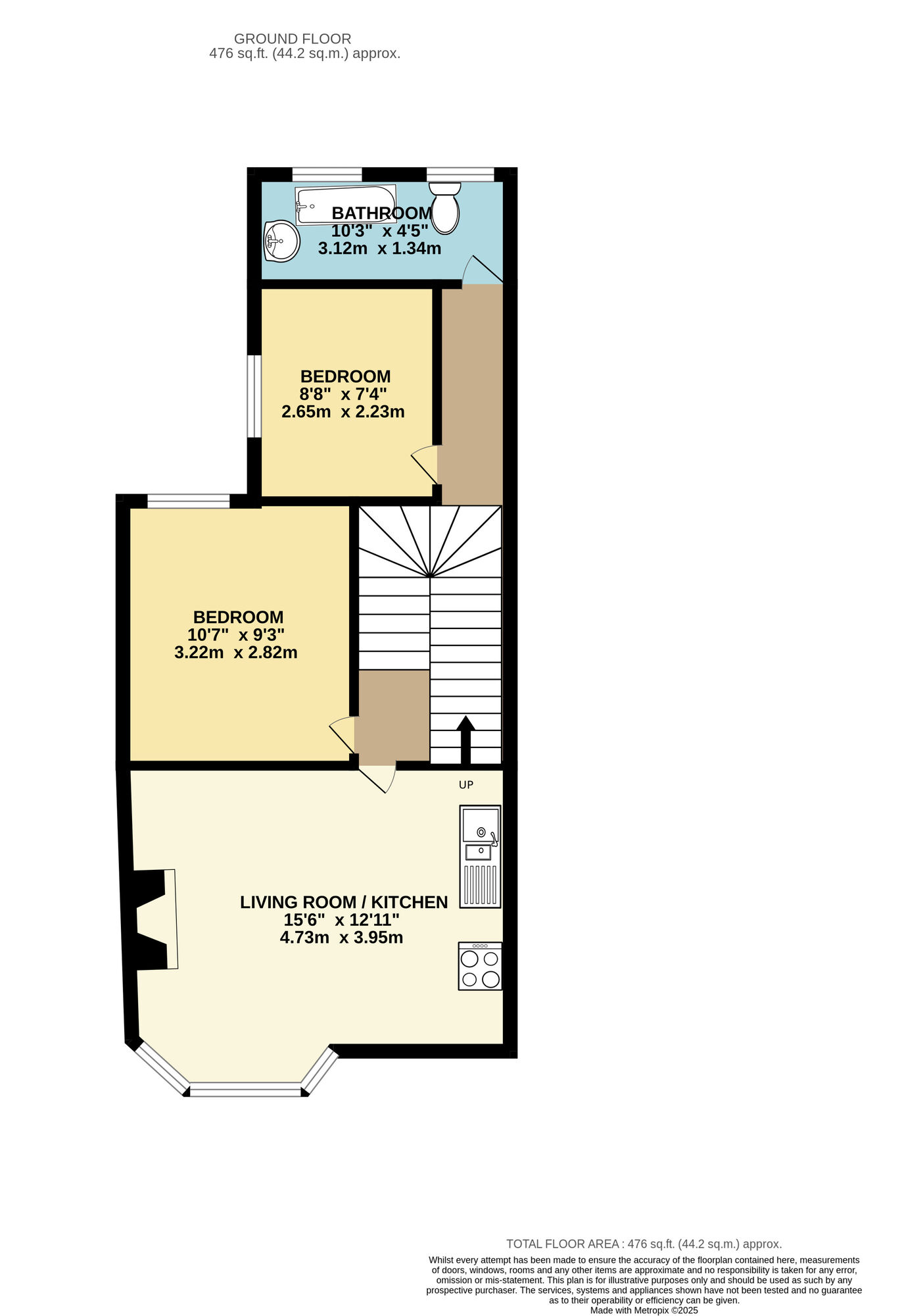 Floorplan of 2 bedroom  Flat to rent, Chingford Road, Walthamstow, E17