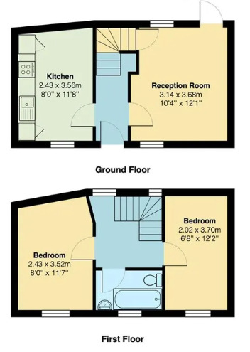 Floorplan of 2 bedroom  Flat to rent, Bulwer Road, Leytonstone, E11