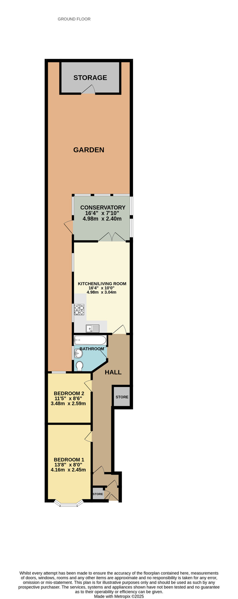 Floorplan of 2 bedroom  Flat to rent, Sebert Road, London, E7