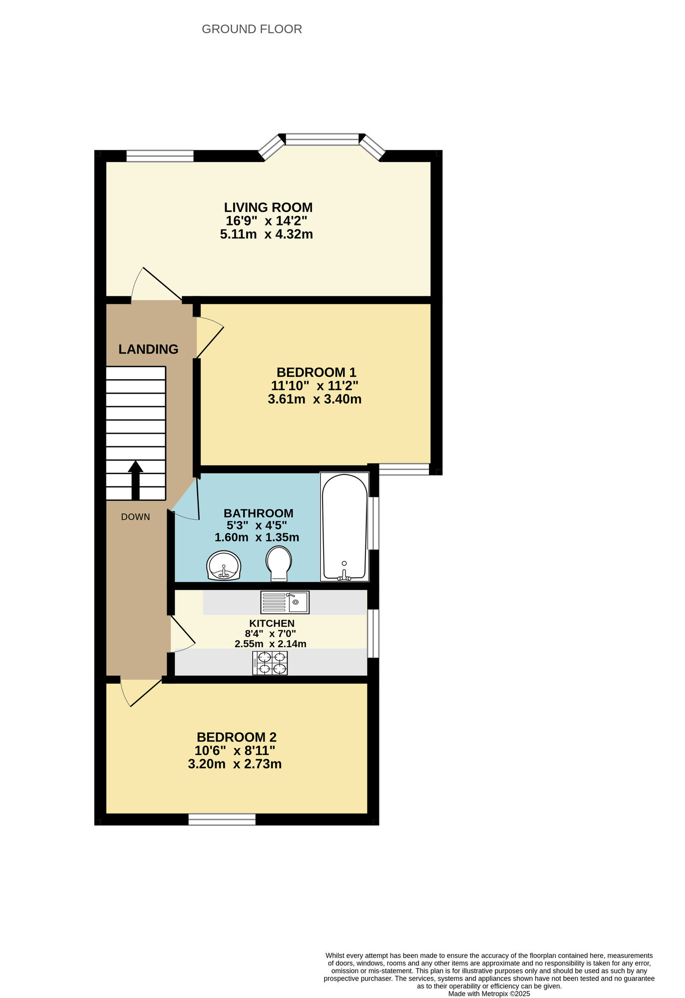 Floorplan of 2 bedroom  Flat to rent, Hatherley Road, Walthamstow, E17