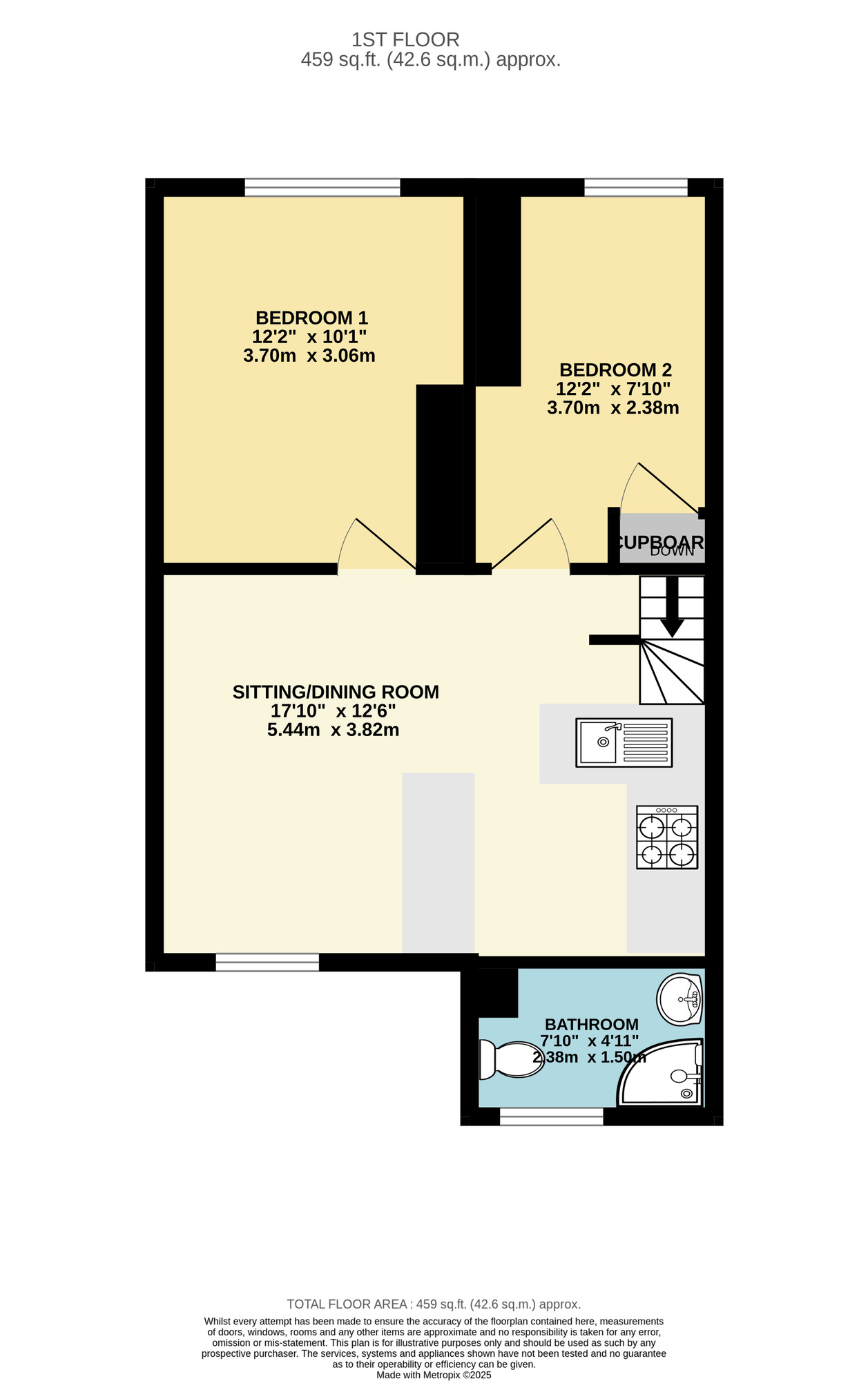 Floorplan of 2 bedroom  Flat to rent, Buxton Road, Walthamstow, E17