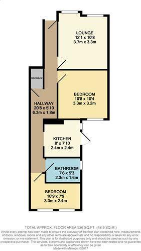 Floorplan of 2 bedroom  Flat to rent, Bloxhall Road, Leyton, E10